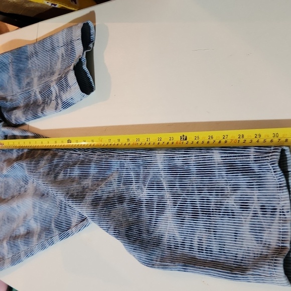 Sapphire Red Jeans Size 22 Blue Tie-Dye Jeans Pinstripe Blue - Picture 8 of 9